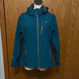 NWT Little Donkey Andy Women's Softshell Jacket Ski Jacket w/Removable Hood,